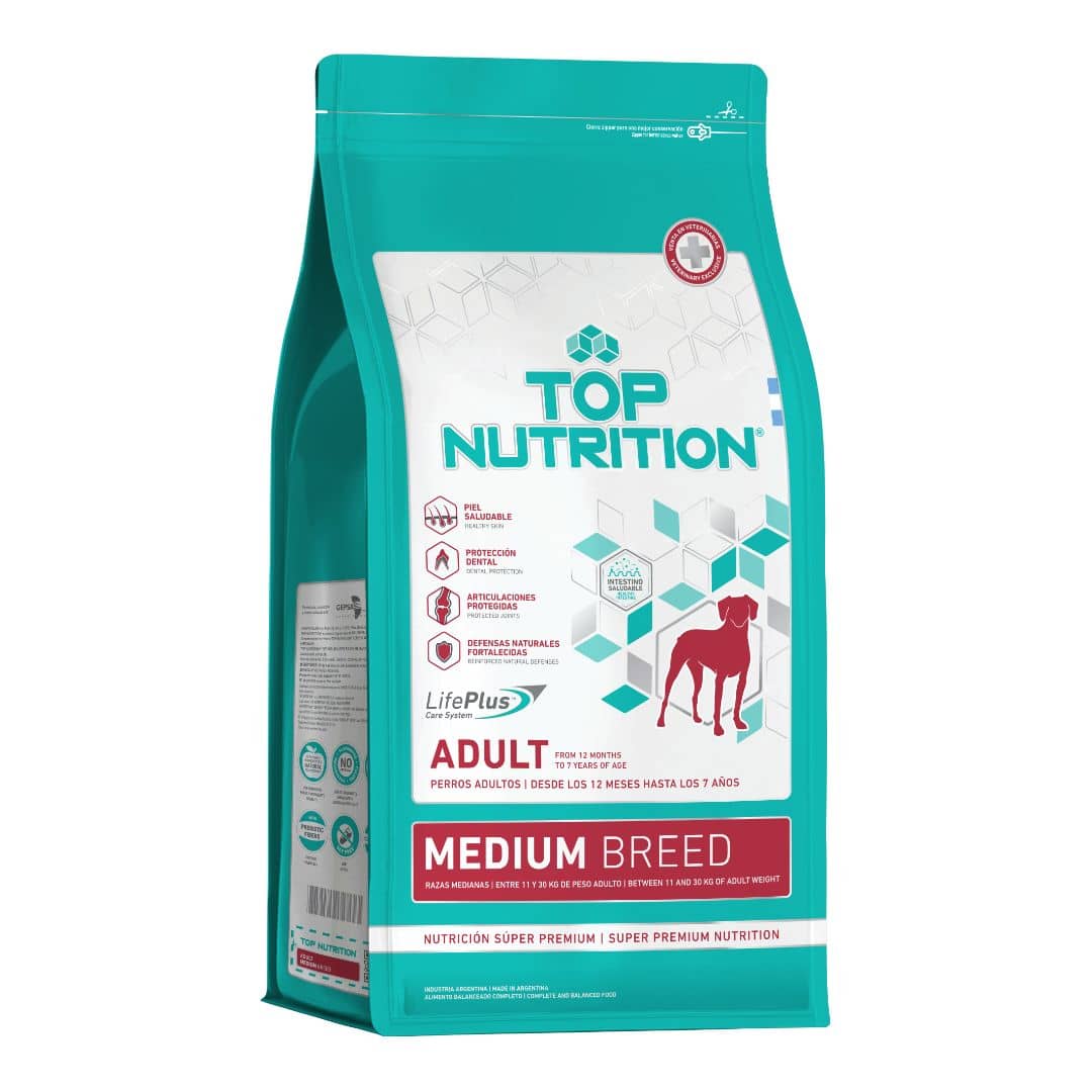 Top Nutrition - Adulto Raza Mediana x 15+3 kg