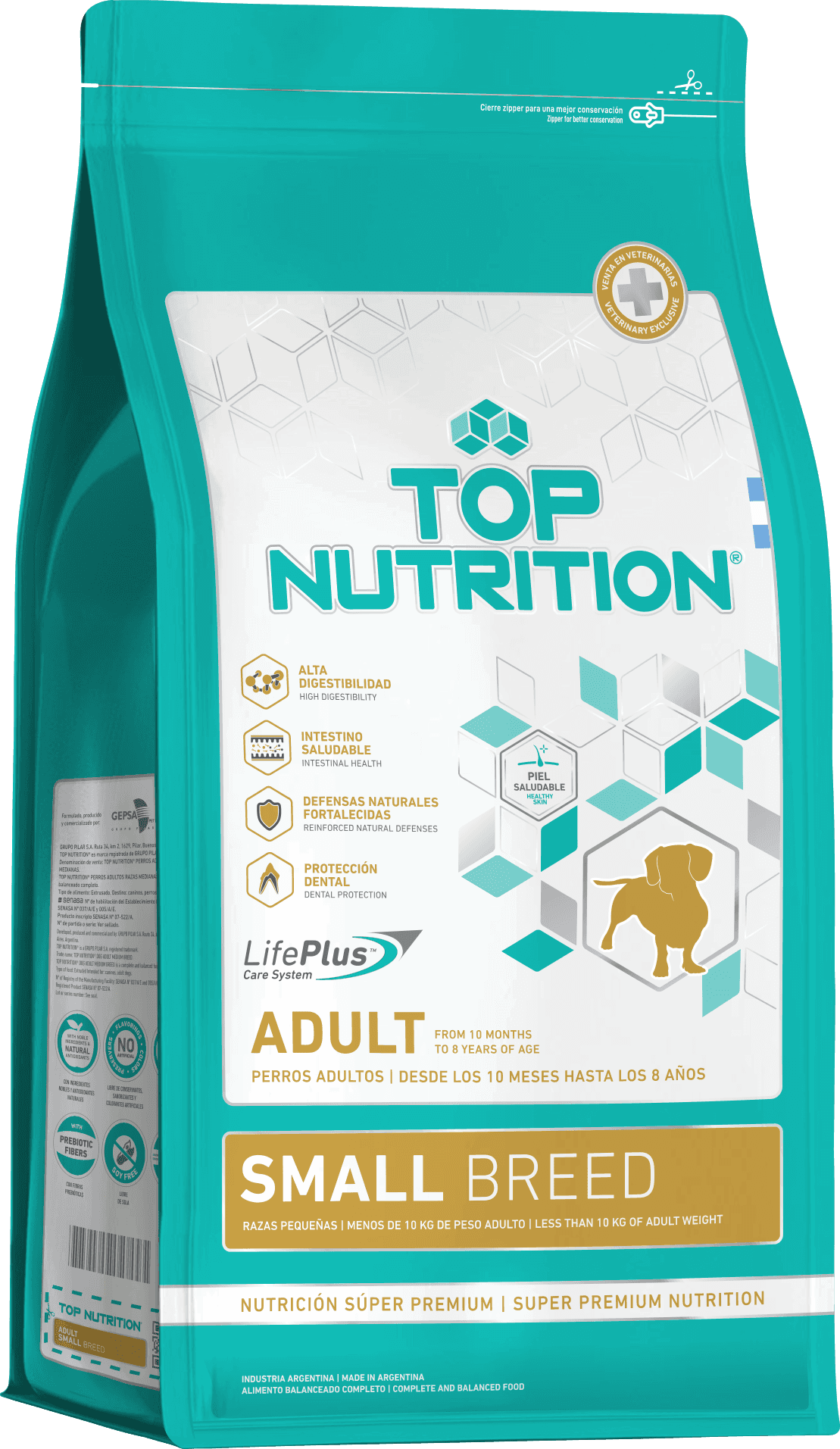 Top Nutrition - Adulto Raza Pequeña x 7,5 kg