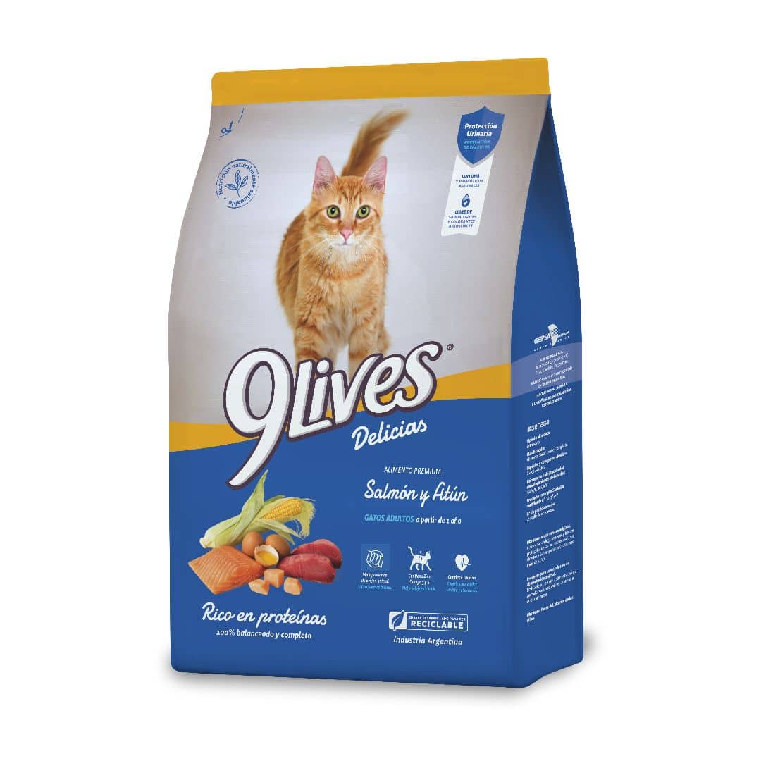 9Lives - Gatos Salmón y Atún x 15 kg