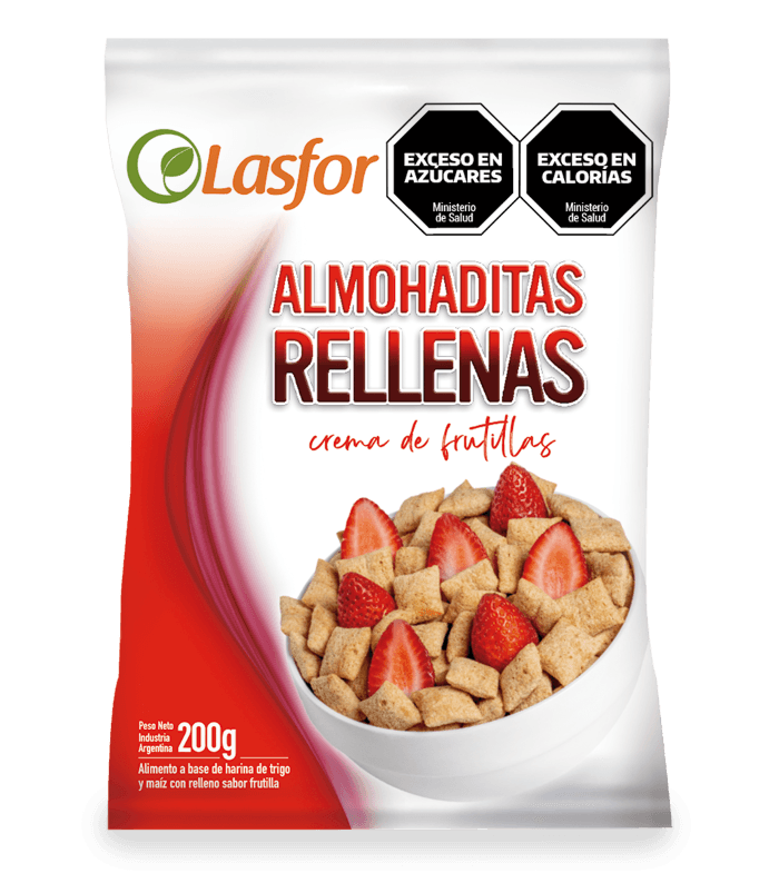 Lasfor - Almohaditas Rellenas Frutillas x 200 g