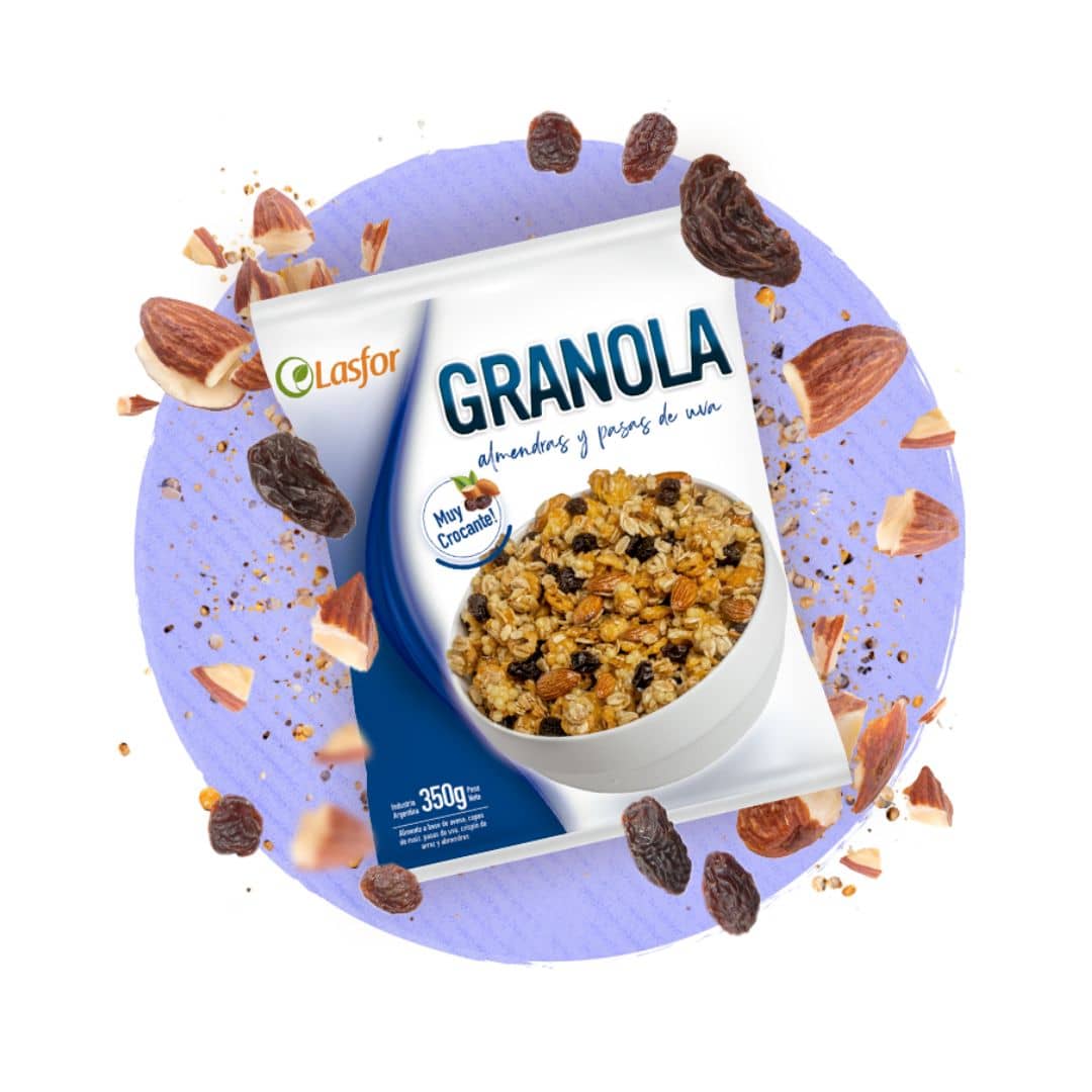 Lasfor - Granola Almendra y Pasas x 350 g