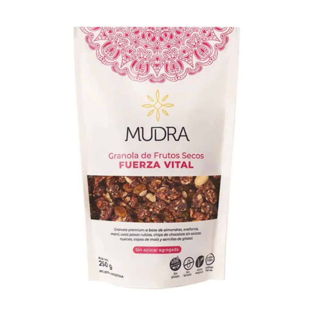 Mudra Granola Frutos Sescos Fuerza Vital x 160 g