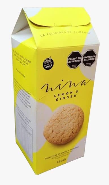 Nina - Galletitas Lemon y Ginger x 120 g