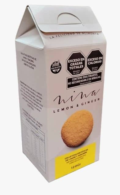 Nina - Galletitas Lemon Sugar Free x 120 g