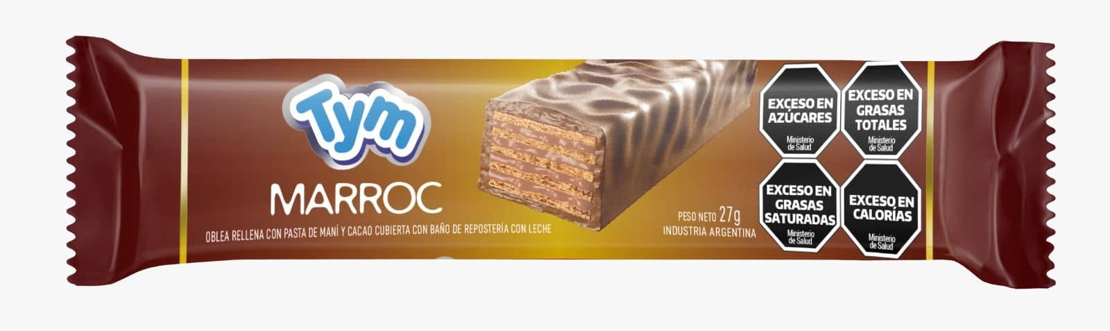 TYM - Barra Marroc Baño Leche x 27 g