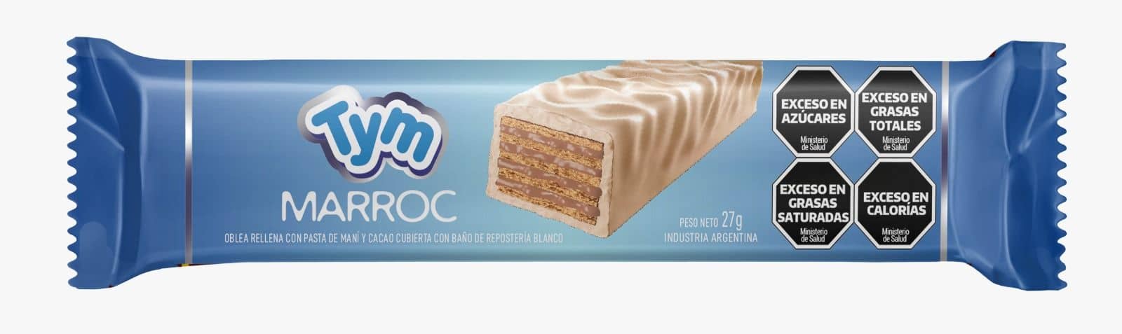 TYM - Barra Marroc Baño Blanco x 27 g