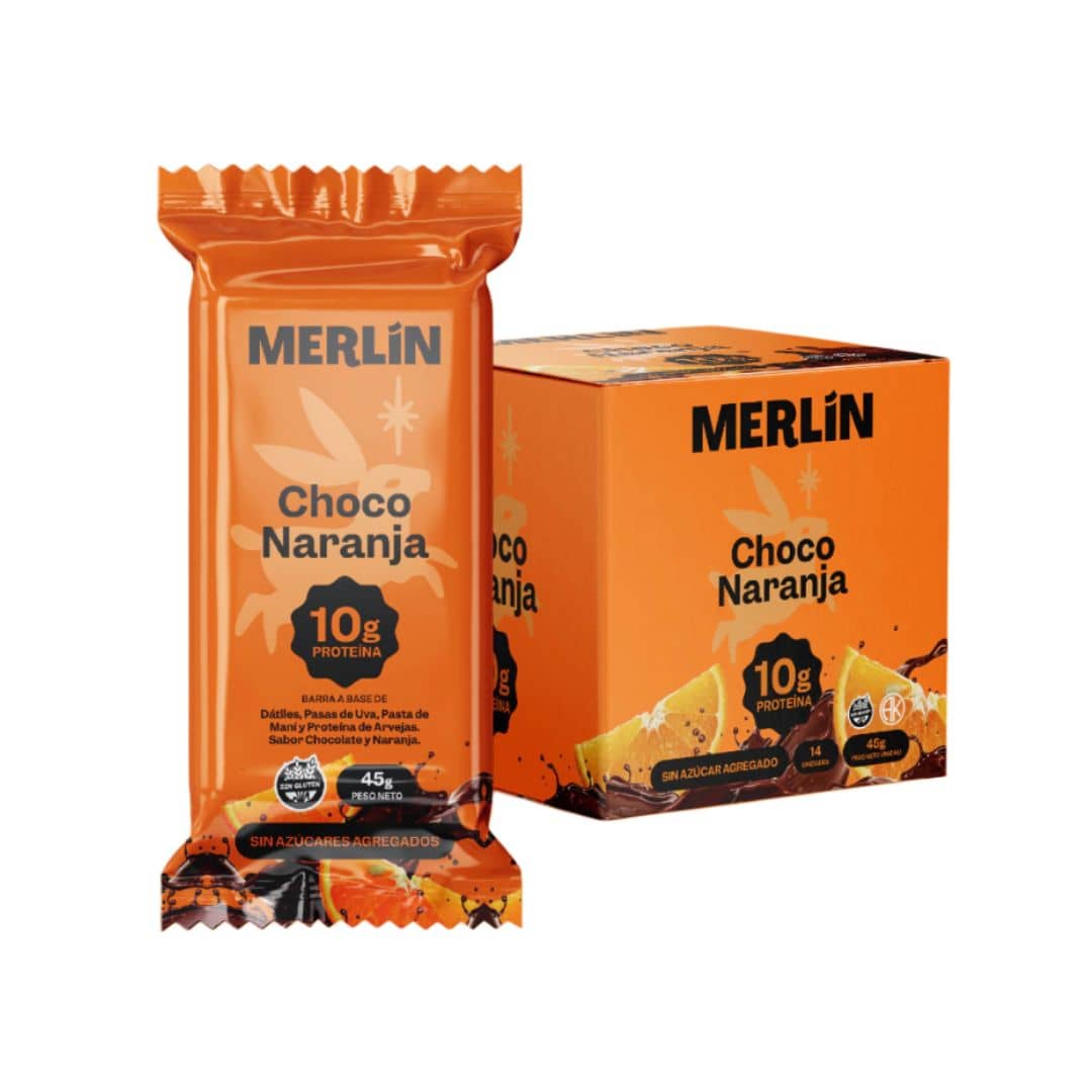 Merlin Bar - Choco Naranja x 55 g