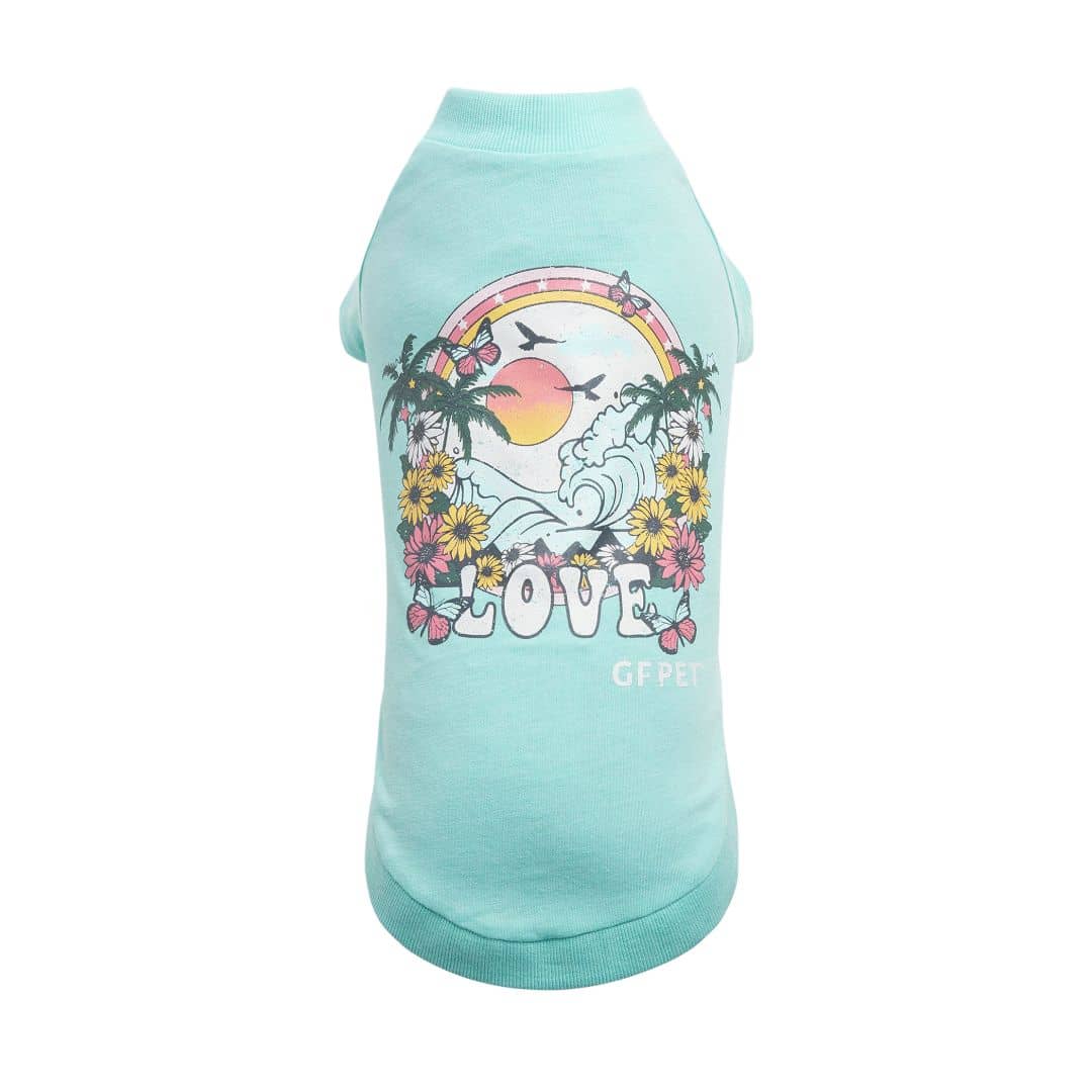 GF PET - Graphic Tee Heather - Aqua