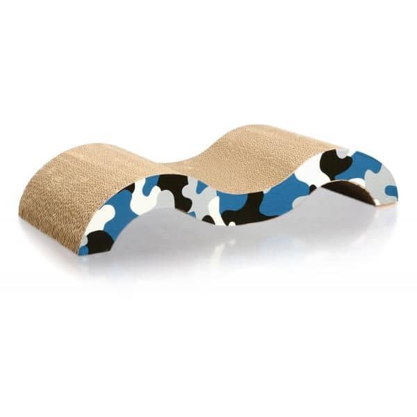 Oliver Rascador para Gatos Camuflado. Azul