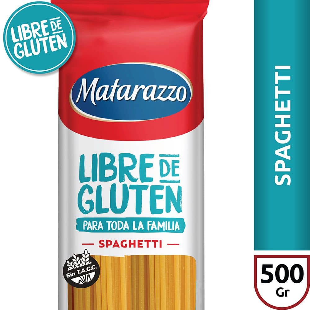 Matarazzo Spagetthi Libre de Gluten x 500 g