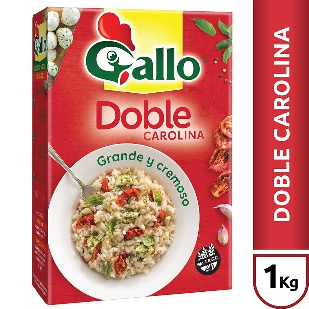 Arroz Gallo Doble Carolina x 1 kg