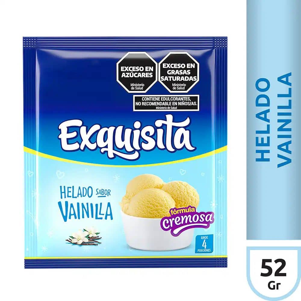 Helado Exquisita Vainilla x 52 g