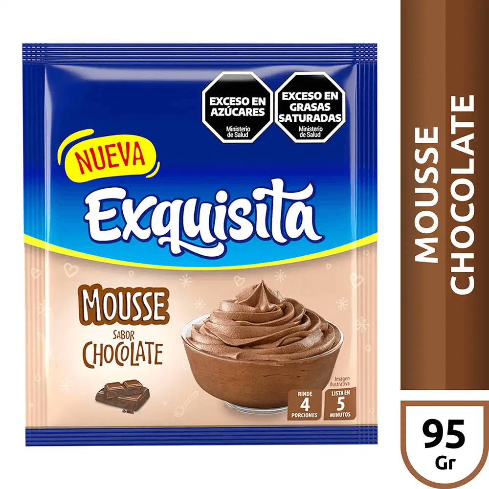 Mousse Exquisita Chocolate Nougat x 95 g