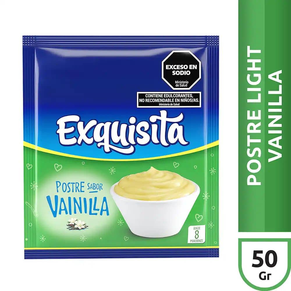 Postre Exquisita Ligth Vainilla x 50 g